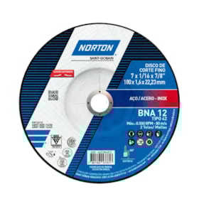 Disco de Corte Inox 7