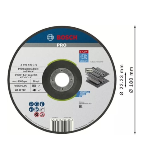 Disco de Corte Inox 7