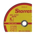 Disco de Corte Inox 9'' 1/8'' DAC230-34X STARRETT