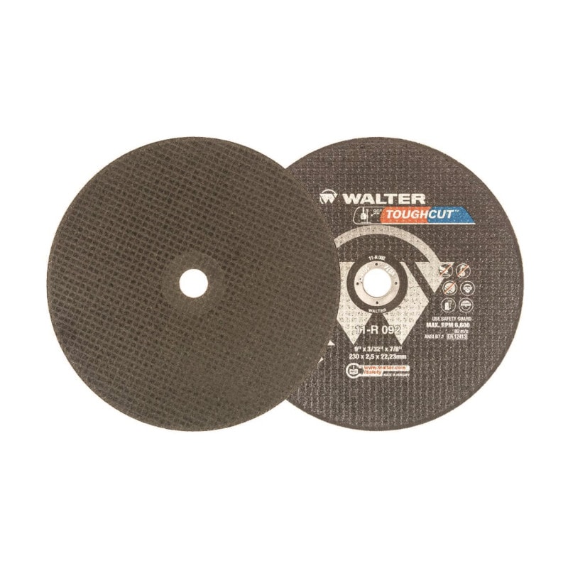 Milwaukee 9" X 3/32" X 7/8" Metal Cut-Off Wheels 10 Pack - 49-94-9000 For Grinders