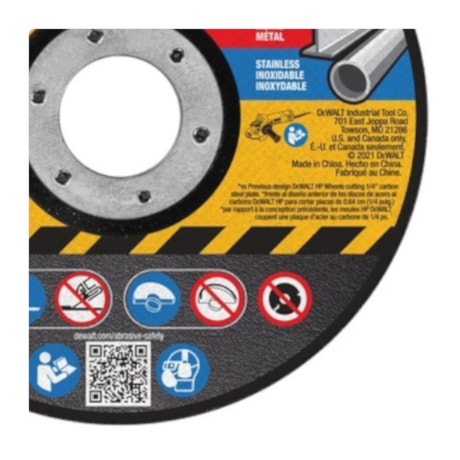 Disco de Corte Inox Fino 4.1/2'' DW8062-AR DEWALT-660202b3-2cbd-45a6-b360-93243f17567b