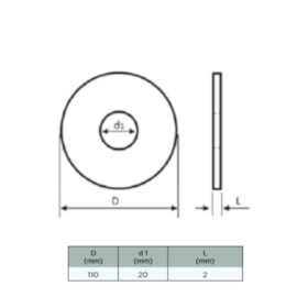 Disco de Corte Madeira 110mmx20mm 41407 HTOM