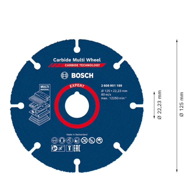 Disco de Corte Madeira 125mm x 22,23mm para Esmerilhadeira 2608901189 EXPERT BOSCH-4c7160ba-1e93-42d8-86e5-474b3d6a49f5