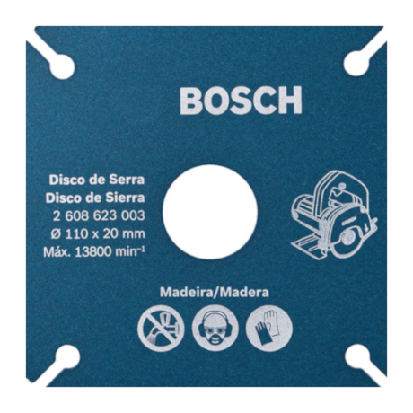 Disco de Corte Madeira para Serra Mármore 110x20mm 2608623003 Bosch-227199e6-3344-4679-b7e6-fbb8e3aab02b