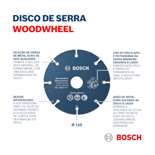 Disco de Corte Madeira para Serra Mármore 110x20mm 2608623003 Bosch-9e19259b-f894-4d3c-ad20-95fac31440d9