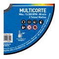 Disco de Corte Multicorte 4.1/2" 1,0mm 7/8" BNA 12 NORTON