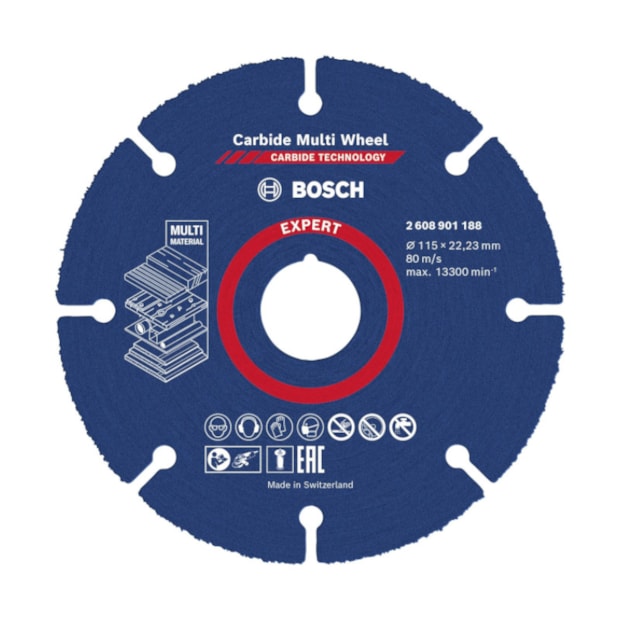 Disco de Corte Multimaterial 4.1/2'' 1.0mm 7/8'' 2608901188 EXPERT BOSCH-8e726541-7d98-4546-88e2-5e67a28970ed