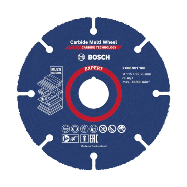 Disco de Corte Multimaterial 4.1/2'' 1.0mm 7/8'' 2608901188 EXPERT BOSCH-01b58e12-870c-499a-a46a-ed707203fc7b