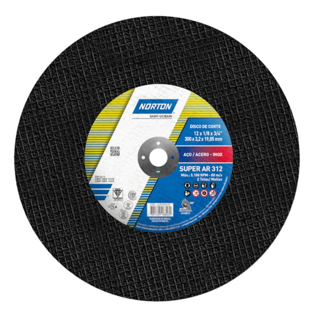 Disco de Corte para Aço 12