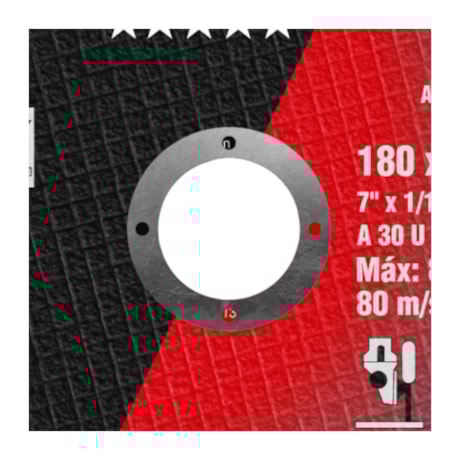 Disco de Corte para Aço Cabono e Inox 7