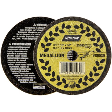 Disco de Corte para Aço Carbono 3" 1.6mm 25/64" MEDALLION NORTON