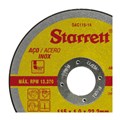 Disco de Corte para Aço Inox 4.1/2" DAC115-14 STARRETT
