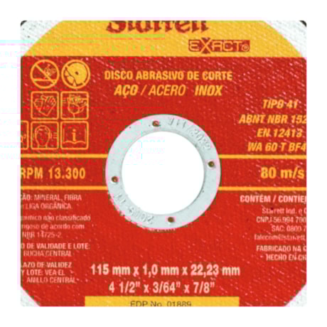 Disco de Corte para Aço Inox 7'' DAC180-24X STARRETT-a4c4c516-8058-46d1-acfa-2bc24a88cc76