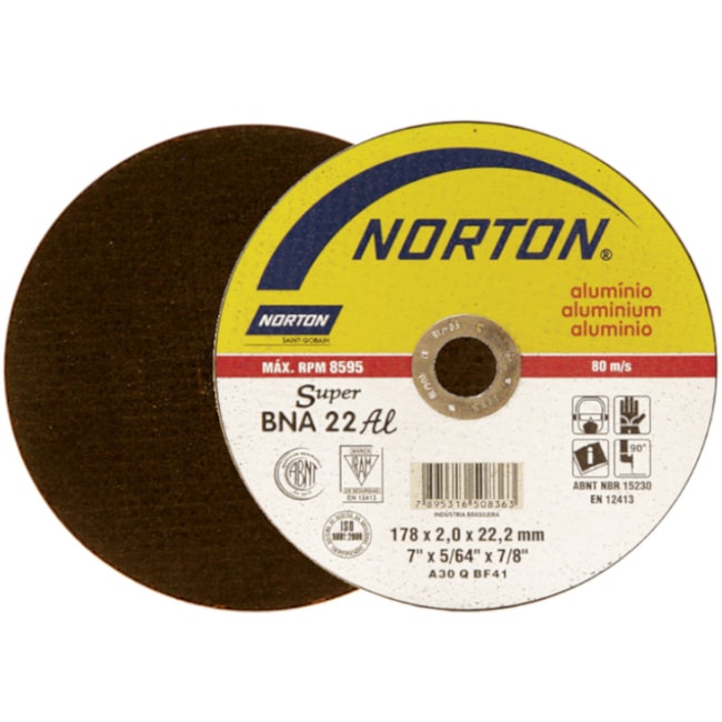 Disco de Corte para Alumínio 7