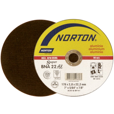 Disco de Corte para Alumínio 7