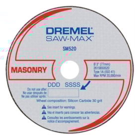 Disco de Corte para Alvenaria com 3 peças 2615S520NC DREMEL