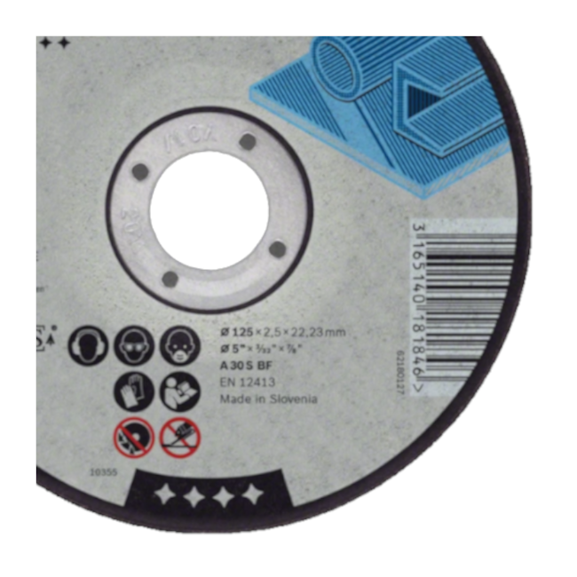 Disco de corte para Ferro 7'' X 1/8'' X 7/8'' 2 Telas 2608600321 BOSCH -c556aef2-b1a0-4203-b8e6-24c0dadbe650