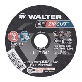 Disco de Corte para Ferro e Aço Inox 4.1/2