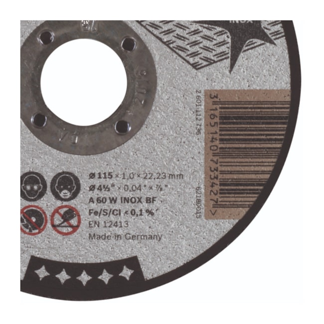 Disco de Corte para Inox 4.1/2