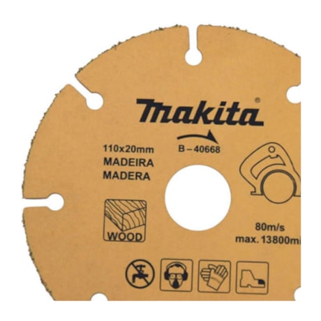 Disco de Corte para Madeira 110x20mm B-40668 MAKITA-674fc655-9166-408e-8a38-755c3c78ac28