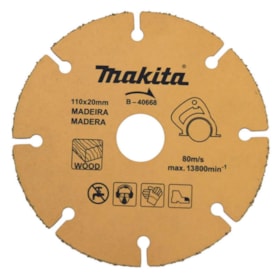 Disco de Corte para Madeira 110x20mm B-40668 MAKITA