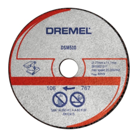 Disco de Corte para Metal 2615S510JB DREMEL-bf26d8a5-c359-4230-b4e4-dc8470863a3b