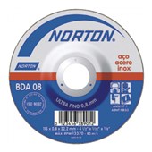 Disco de Corte para Metal e Inox 4.1/2" 0,8mm 7/8" 115BDA08 NORTON