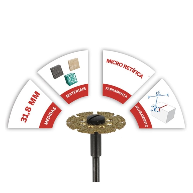 Disco de Corte para Micro Retífica 31.8mm 26150543AA DREMEL-d408fe19-e261-4e7e-9581-a34c42ed0531