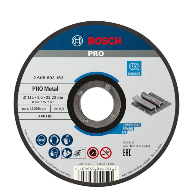 Disco de corte PRO Metal 4.1/2