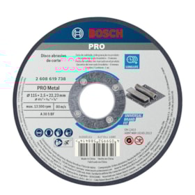 Disco de Corte PRO Metal 4.1/2