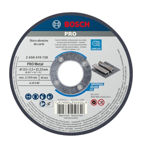 Disco de Corte PRO Metal 4.1/2