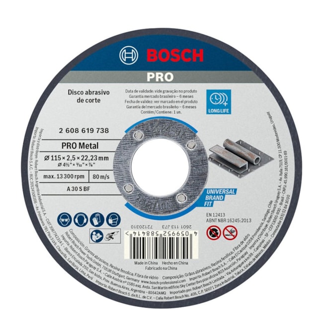 Disco de Corte PRO Metal 4.1/2