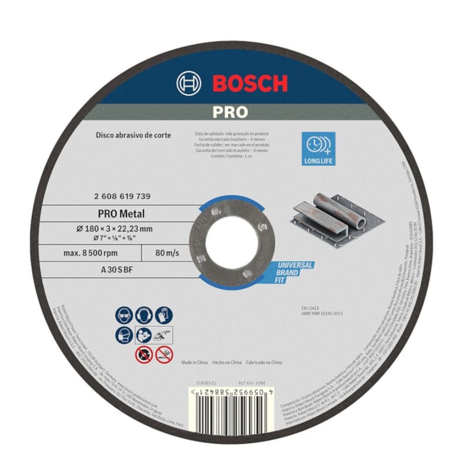 Disco de corte PRO Metal 7
