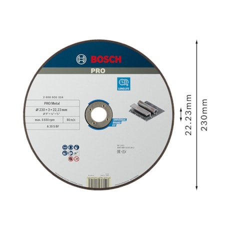 Disco de Corte PRO Metal 9