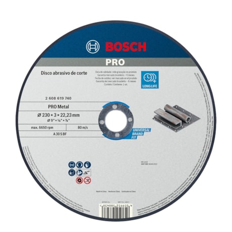 Disco de Corte PRO Metal 9