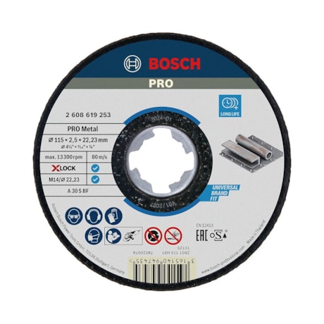 Disco de Corte PRO Metal X-Lock 4.1/2