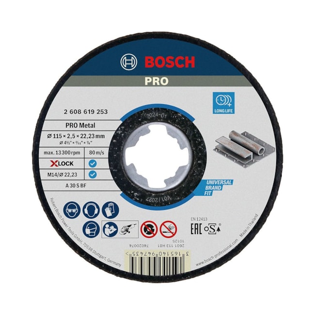 Disco de Corte PRO Metal X-Lock 4.1/2