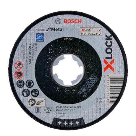 Disco de Corte PRO Metal X-Lock 4.1/2