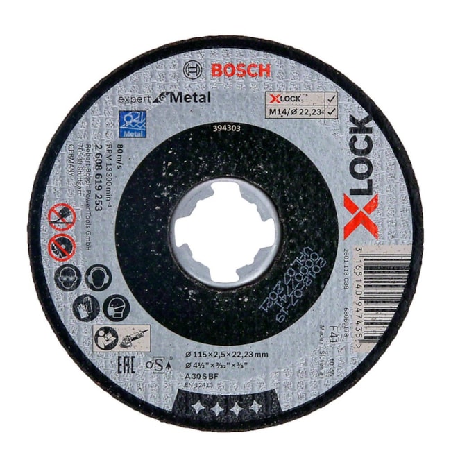 Disco de Corte PRO Metal X-Lock 4.1/2