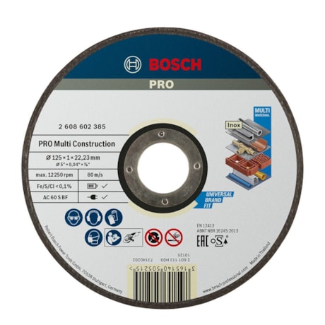 Disco de corte PRO Multi Construction 5