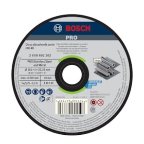 Disco de Corte PRO Stainless Steel and Metal 4.1/2