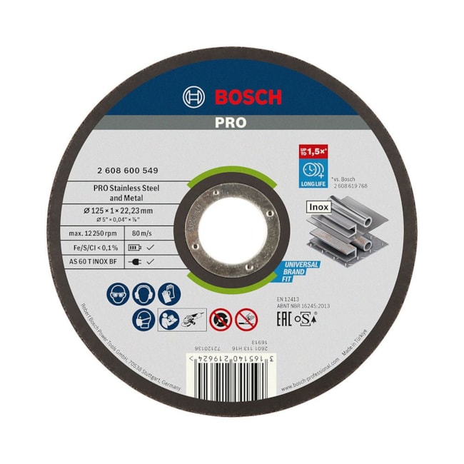 Disco de Corte PRO Stainless Steel and Metal 5