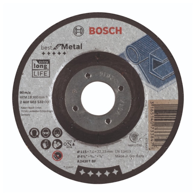 Disco de Desbaste para Ferro 4.1/2