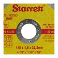 Disco de Desbaste para Ferro 4.1/2 DAD115-54X STARRETT