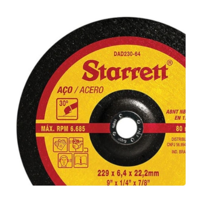 Disco de Desbaste para Ferro 9