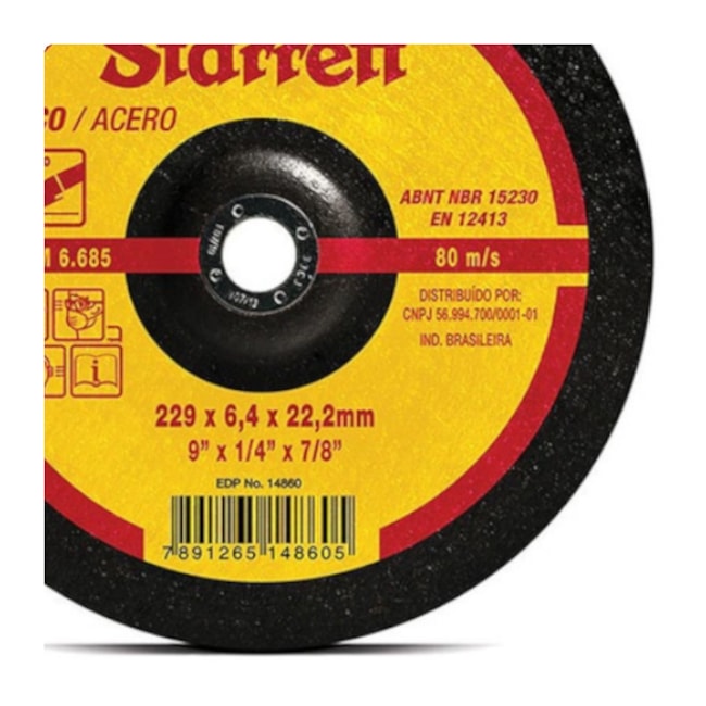 Disco de Desbaste para Ferro 9