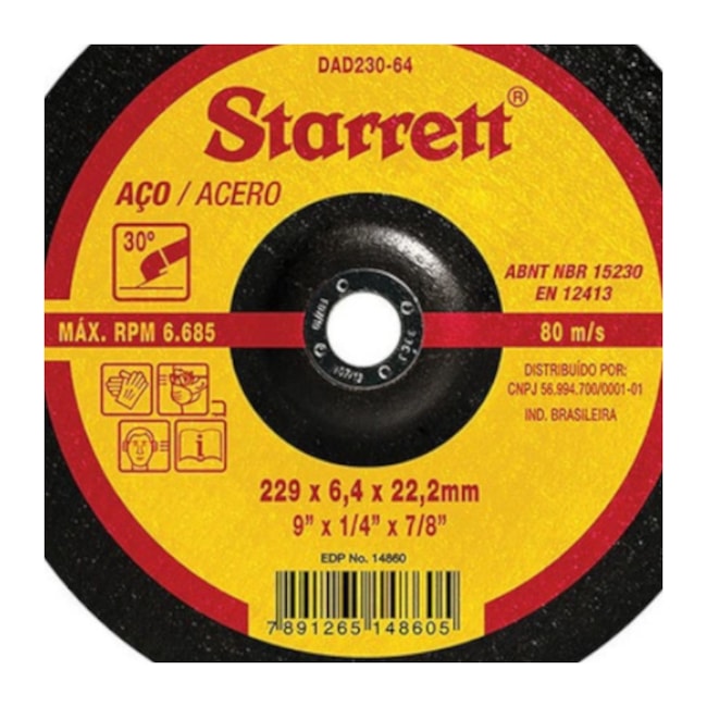 Disco de Desbaste para Ferro 9