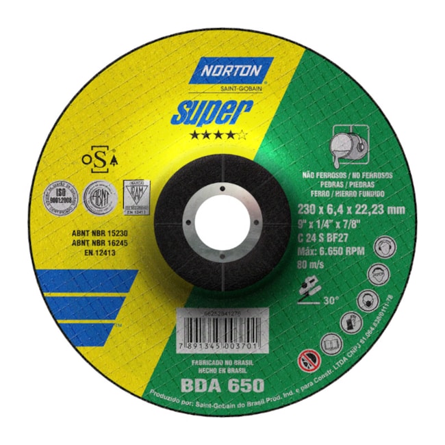 Disco de Desbaste para Ferro e Metal 9