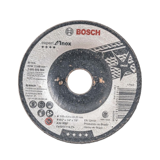 Disco de Desbaste para Inox 4.1/2