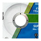 Disco de Desbaste para Metais e Ferro 4.1/2" 6.4mm 7/8" 115BDA650 NORTON